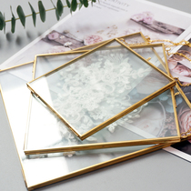 European style retro style chic sense design frame glass metal decorative photo frame photo frame photo clip clip clip