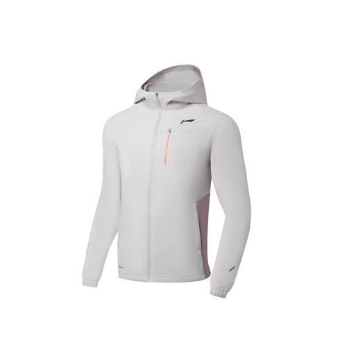 Li Ning, мужской плащ, кардиган, ветрозащитный лонгслив, осенний комфортный спортивный костюм с капюшоном, для бега