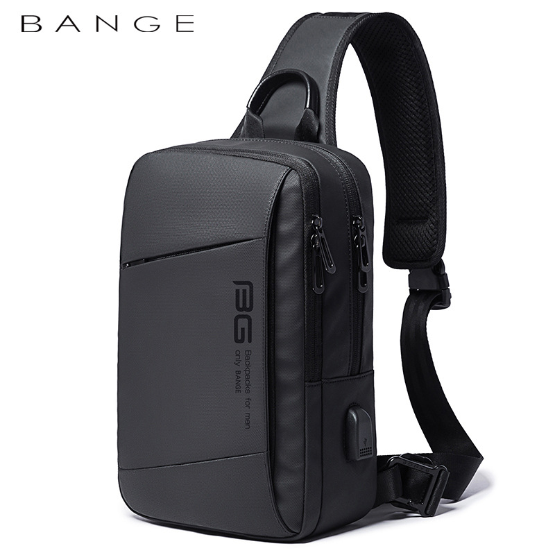New Fashion 100 Hitch Leisure Oxford Cloth Waterproof Sports Outdoor Tablet Single Shoulder Bag Men's High-end Chest Bag