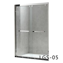 Sylar shower room bathroom integral glass door partition dry and wet separation toilet push-pull door bath screen