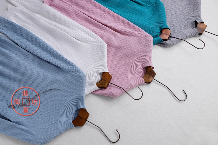 S114 side 1029 feelings retro sense elegant exquisite small stand-up collar full body twisted flower straight tube sweater