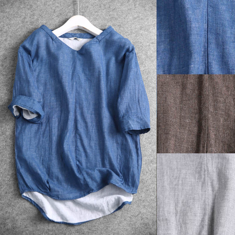 S094B 0710V collar straight cylinder type double layer composite mian-coated head shirt