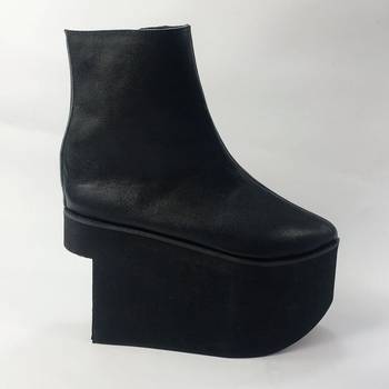 antaina platform thick-soled short boots European station fashionable and comfort pointed toe size customization 7801