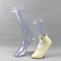 Plastic Transparent Foot Mold Men and women Sox Sox Sox Sox Sox socks Photo Props Socks Shop Display Props