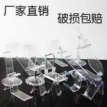 Thickened shoe rack shoes store display rack Boutique Childrens and womens shoes display rack plastic transparent sandals single shoe support