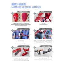 Exclusive link to upgrade the configuration of the fit TIGHT. Clothing and equipment add additional attributes.