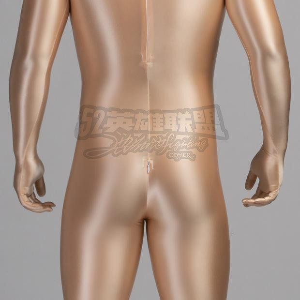 Golden oily cloth full-cover tights, smooth, delicate and highly elastic, zentai 52 League of Legends, tailor-made