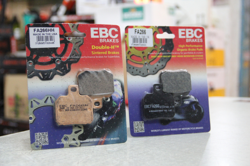 EBC Motorcycle brake pad Brake leather Black leather Gold leather 266 FA266 FA266HH 