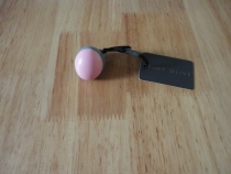  RUBY OLIVE ring pigeon egg oversized oval egg powder gray contrast ring fashion exaggerated cartoon ring
