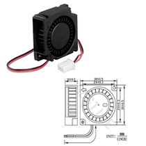DC5v 12v 24v 3010 30MM 3CM cm CM 3D Printer Fan Turbo Blower