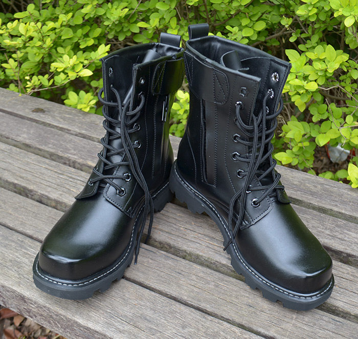 Bottes militaires en cuir - porter - Ref 1402020 Image 15