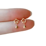 Серьги, клипсы, серебро 925 пробы, 2024 года, без проколов ушей