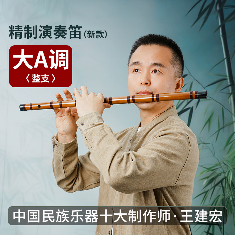 风雅宫竹笛王建宏笛子精制精品笛子专业演奏横笛乐器旗舰店品牌-淘宝