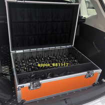 Customized aluminum alloy hardware toolbox customized walkie talkie packaging aviation pull box aluminum box transport box