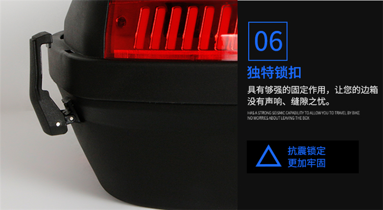 Wuyang Honda CB190R Storm Eye Motorcycle Side Box CB190X Mammoth Side Box Tái trang bị Hộp treo - Xe gắn máy phía sau hộp thùng sau xe máy có tựa lưng