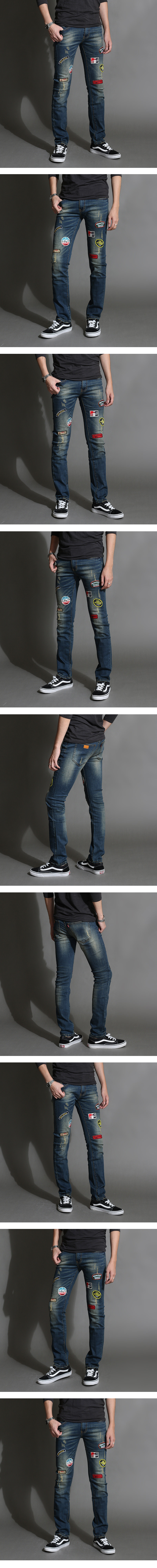 Jeans pour adolescent en coton pour Quatre saisons - Ref 1462767 Image 7