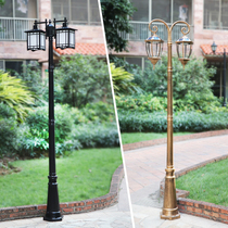  Solar garden lights Villa street lights Outdoor waterproof super bright outdoor garden community high pole lights New rural landscape