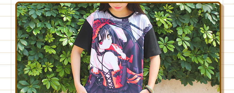 Áo phông Anime A.l nước sốt tình yêu AI 绊 tình yêu nước sốt 1/7 nhân tạo chậm phát triển trí tuệ nhân tạo ảo thứ cấp xung quanh áo thun nam tay áo ngắn - Carton / Hoạt hình liên quan miếng dán sticker