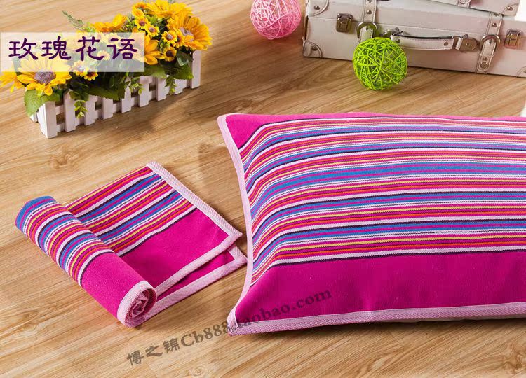 Bo Zhijin chính hãng cũ vải thô gối khăn cặp bông tay dệt dày tăng bốn mùa gối bìa vải đặc biệt cung cấp