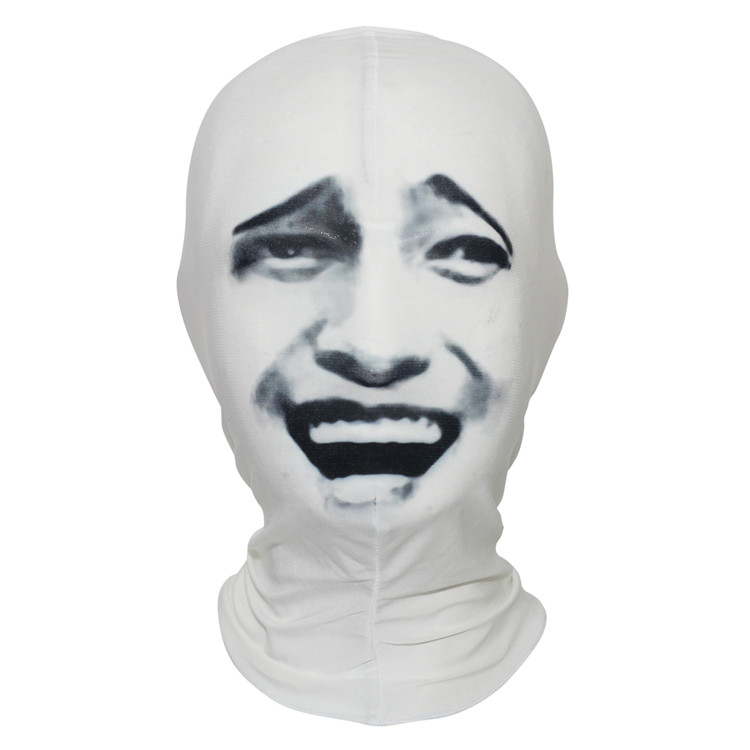 Golden Curator Expression Headgear Smiley Face Hood Cosplay Role-playing Cartoon Show