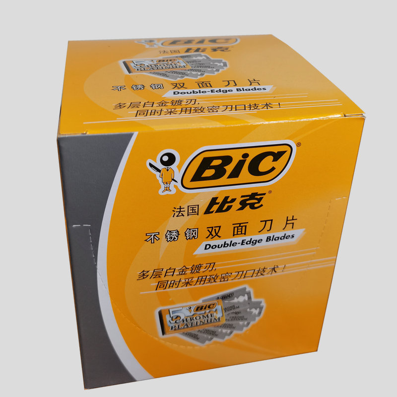 Free Shipping Bic Genuine Razor Blades Imported Double-Edged Razor Traditional Manual Washable Shaving Razor