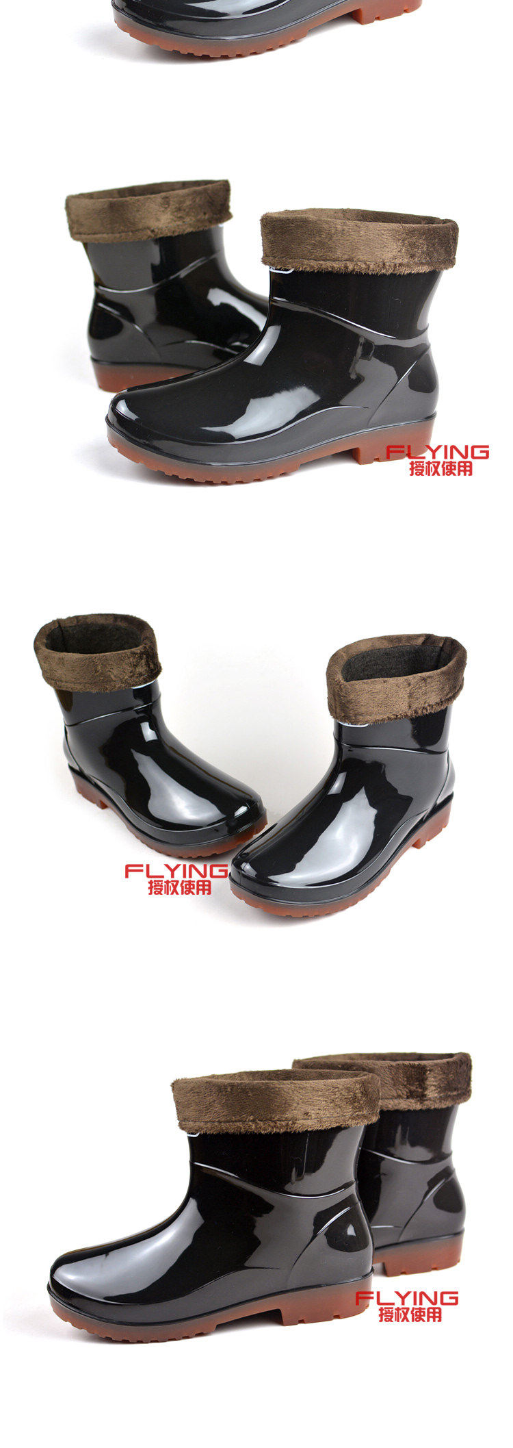 Chaussures - bottes caoutchouc homme pour hiver - semelle tendon - Ref 972261 Image 10