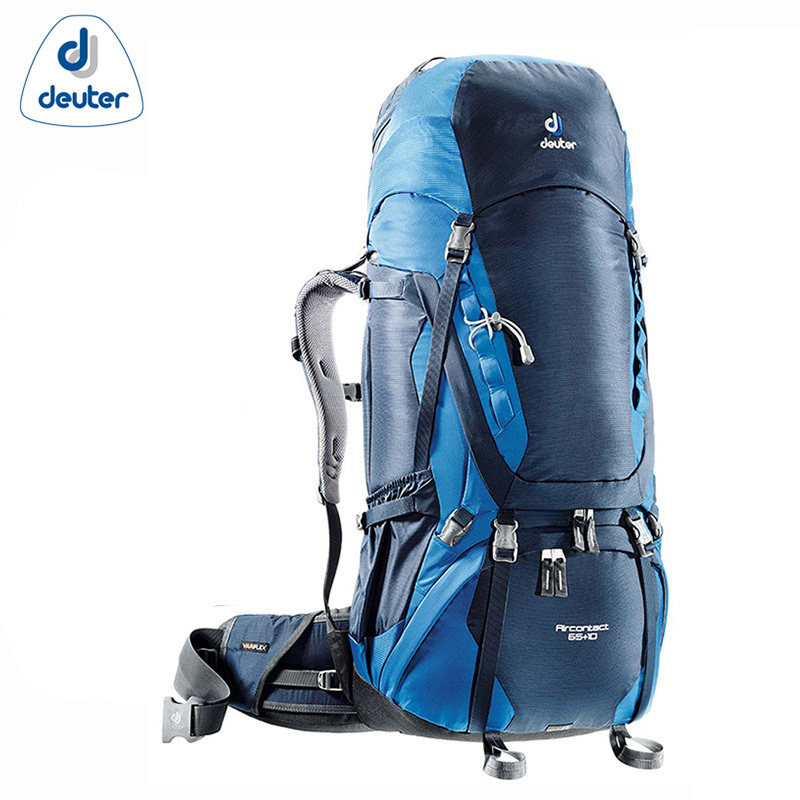 Clearance Germany Dot deuter Expedition Outdoor Hiking Crossing Waterproof Load Pack Large Backpack with Rain Cover 65