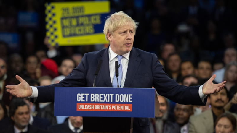 “Get Brexit Done”，三个词使约翰逊获得了他渴望的大选胜利