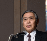 日本央行行长黑田东彦：将继续实施强有力的货币宽松政策以实现通胀目标
