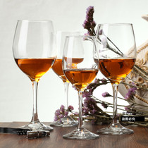 American Liby Elegant Unleaded Glass Eurostyle High Foot Red Wine Glass Home Big Thickened Wine Glass 6 Dress