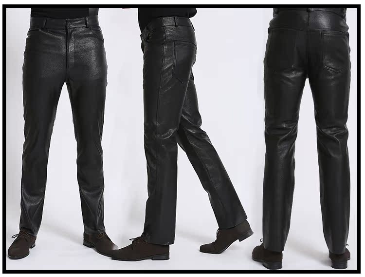 Pantalon cuir homme pantalons fuselés - Ref 1495018 Image 29