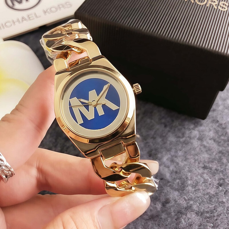 Mk Trade Watch European and American Style Fresh and Exquisite Women's Watch Trendy Watch Women's Artistic High-Value Bracelet Watch Mk Trade Watch European and American Style Fresh and Exquisite Women's Watch Trendy Watch Women's Artistic High-Value Bracelet Watch