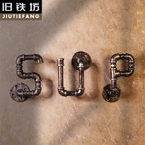 Billboard display board company door design industrial wind wall decoration creative wall decoration signboard customization