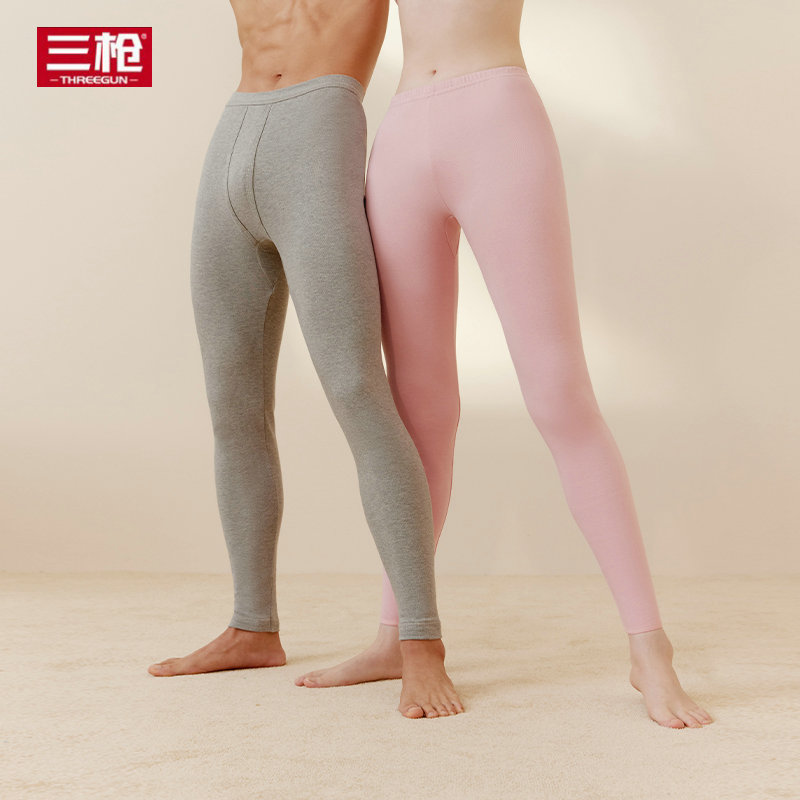 ブランド秋ズボン男女兼用純綿一枚レギンス春秋純綿無地綿ウールパンツミディアムハイウエスト大きいサイズ暖かいパンツ