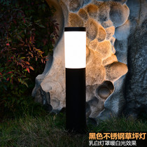Stainless steel straw terrace light outdoor lamp waterproof straw terrace light Landscape courtyard light Villa Cell LED street lamp straw terrace lamp