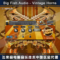 Big Fish Audio Vintage Horns Genuine Big Band Jazz Brass KONTAKT Sound Library