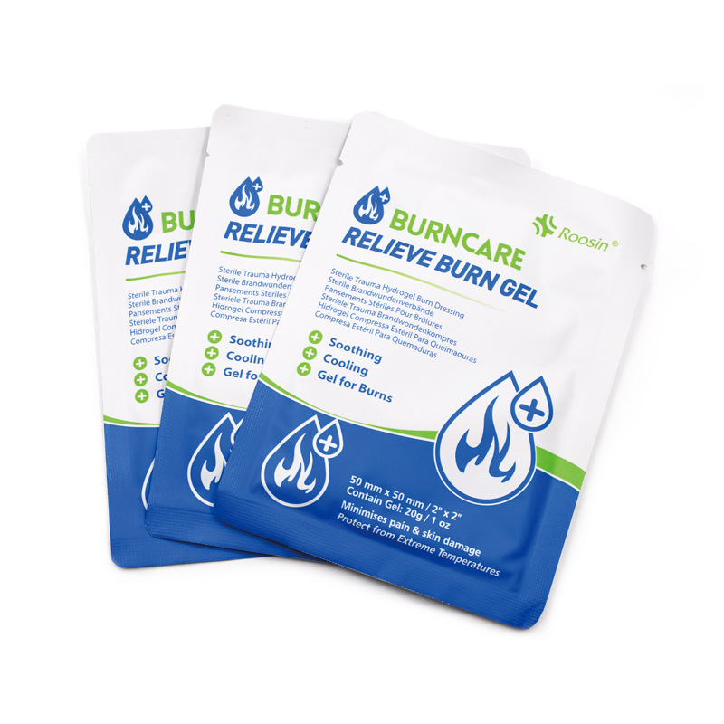 Natural Tea Tree Oil Burn and Scald Gel Dressing, Painless and Non-Sticky Gel Ointment Dressing for Burns and Sunburn