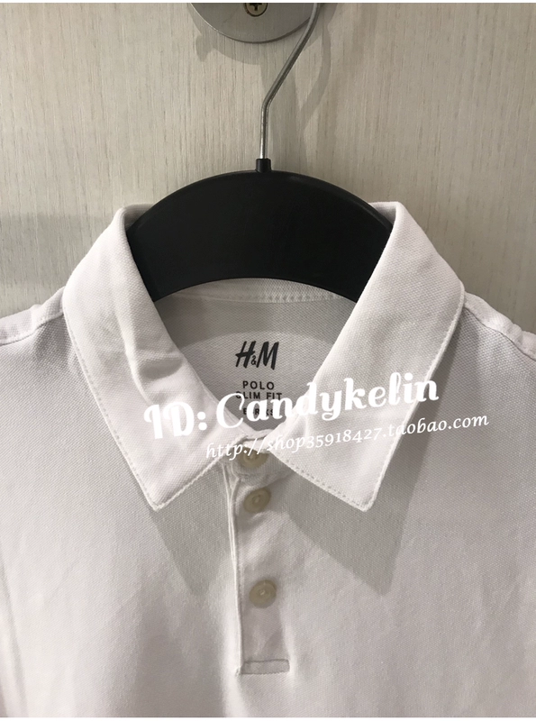 Quần POLO tay ngắn HM H & M nam quầy hàng chính hãng trong nước 2019 kinh doanh mới để làm việc - Polo