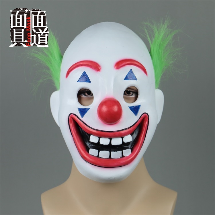 2019 clown mask headgear JOKER Halloween performs a mask bat clown movie and TV prop