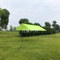 4*3 meters outdoor large canopy tent camping coated silver sunscreen UV shading rainproof cloth Floor cloth mat mat