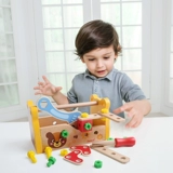 木玩世家 Деревянный конструктор, детская портативная игрушка, комплект для мальчиков, «сделай сам»