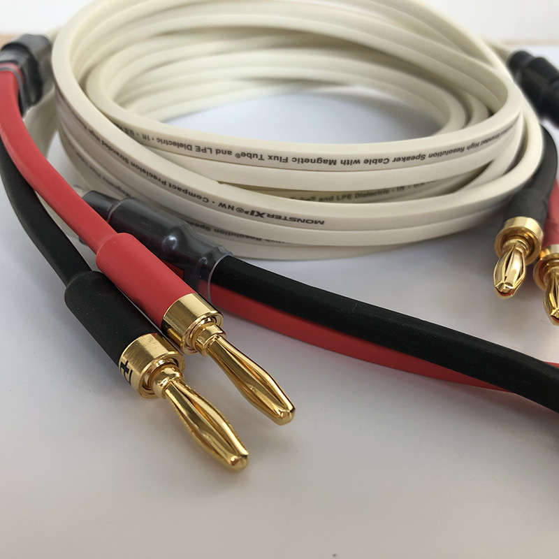 Self-Prolific Self-Selling Fever Speaker Line Speaker Horn Line Fever Pure Oxygen-free Copper American 240 Core Oxygen-free Copper Banana