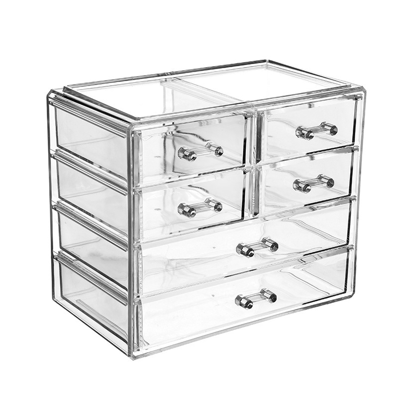 Acrylic Desktop Drawer Storage Box Large Transparent Vanity Organizer for Cosmetics, Lipstick, Stationery, Pens, Miscellaneous Items, and Mask Holder Acrylic Desktop Drawer Storage Box Large Transparent Vanity Organizer for Cosmetics, Lipstick, Stationery, Pens, Miscellaneous Items, and Mask Holder