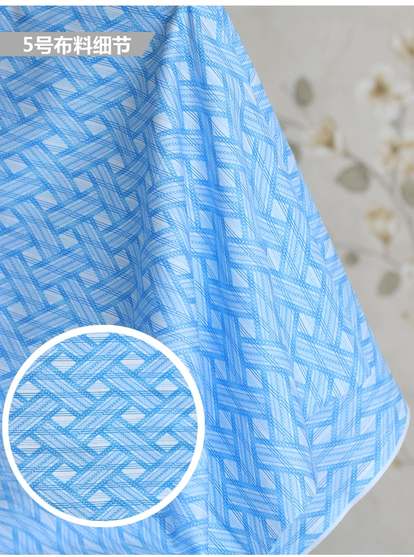 Cửa hàng phụ kiện Lafayette Mới nhập khẩu vải cotton nóng màu xanh vải quần áo màu xanh vải DIY handmade - Vải vải tự làm vai thô