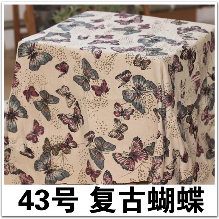 100 loại màu bông chất liệu linen DIY handmade khăn trải bàn sofa gối rèm vải nền vải