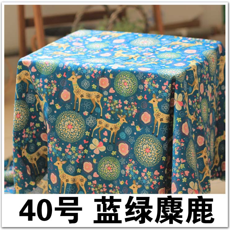 100 loại màu bông chất liệu linen DIY handmade khăn trải bàn sofa gối rèm vải nền vải