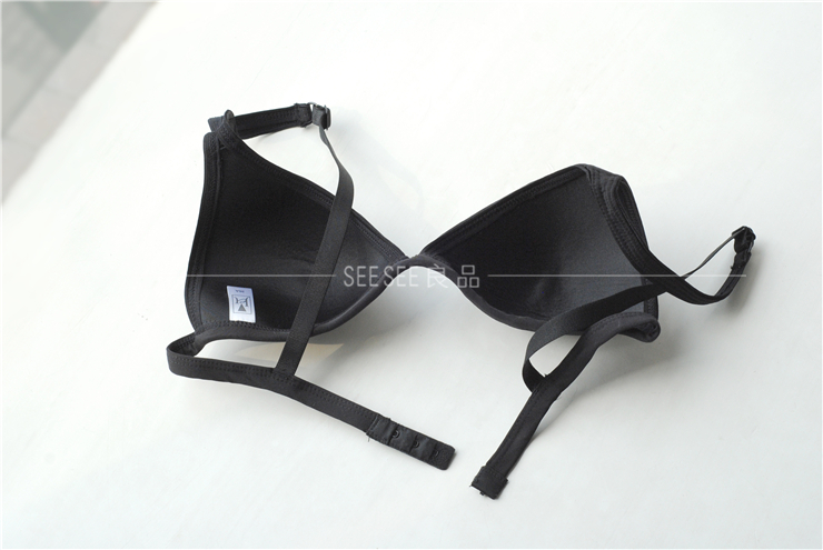 Bộ bikini đồ lót nữ mỏng áo ngực mềm cup không có vòng thép sâu V sexy 70AB75AB80 tam giác chống ánh sáng