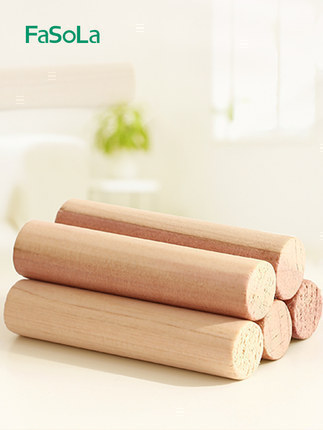 FaSoLa Red cedar wood strips Insect-proof moisture-proof mildew-proof clothing wardrobe deodorant indoor aromatic deodorant strips 40