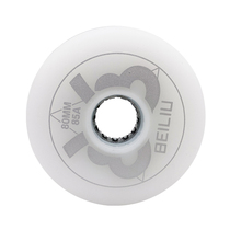 Double 6 flash wheel straight discharge wheel sliding shoe skating dry ice skating high elastic wheel 70 72 76 80MM specifications full meat brake