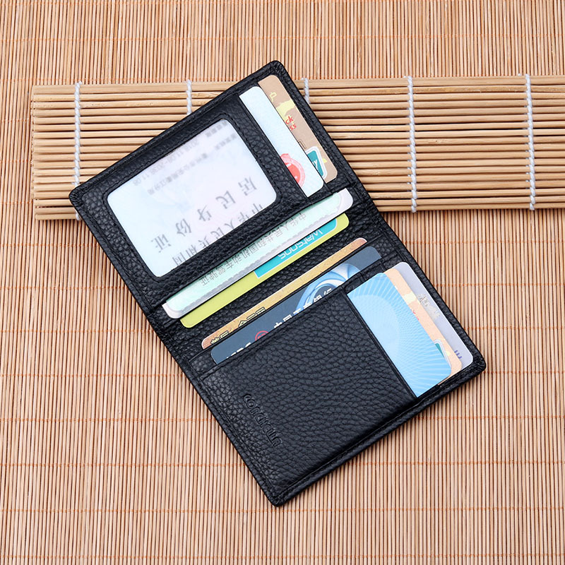 Official Genuine Ultra-Thin Small Card Holder for Men, Genuine Leather Mini Compact Card Holder with Multiple Card Slots, Cowhide Id Card Holder Official Genuine Ultra-Thin Small Card Holder for Men, Genuine Leather Mini Compact Card Holder with Multiple Card Slots, Cowhide Id Card Holder